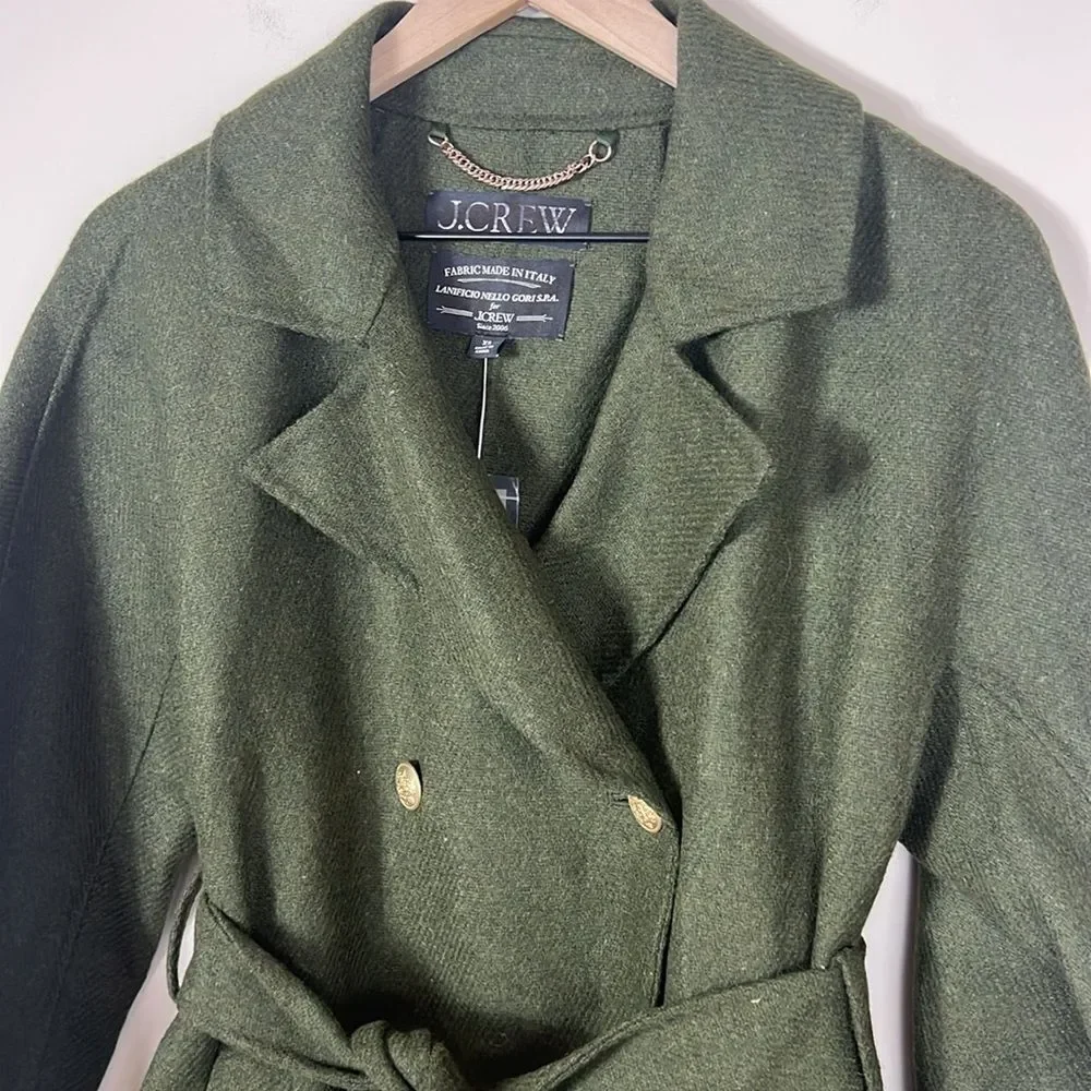 J. Crew Trench coat in double-faced Italian wool $368‎ Size XS - Picture 5 of 13